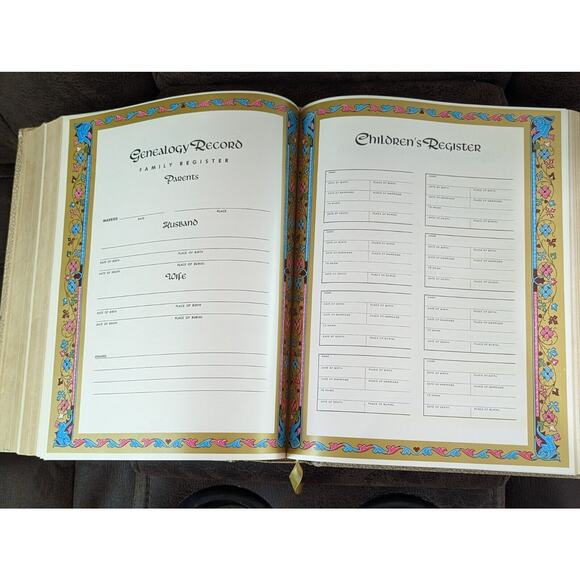 HOLY BIBLE RED LETTER SPECIAL BLUE RIBBON SCHOOL AND LIBRARY REFERENCE 1965-66 - Picture 10 of 16